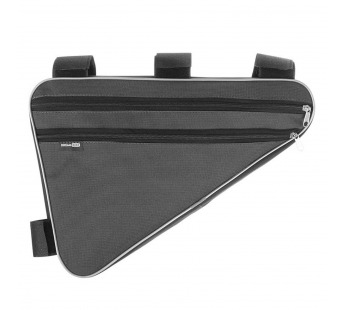 Аксессуары для велосипеда и самоката - велосумка подрамная большая Dream Bike (004) (grey)#448469