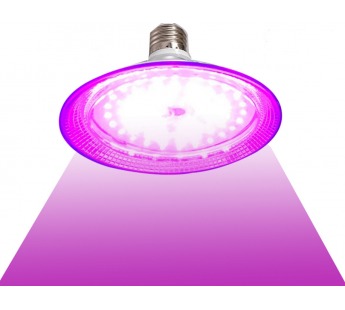 Светодиодная лампа Е27 Фито 20Вт 48 светодиодов, полный спектр, шт#451429