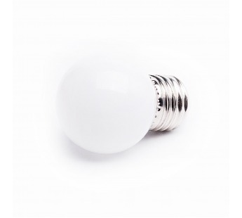 Лампочка для БЕЛТ ЛАЙТ E27, G45, 1Вт, белый тёплый, шт#452078