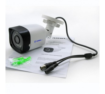 Камера MATRIXtech MT-CW1080AHD20CXF (корпусная, 2 Mpix, 2,8 мм, 1/2,7", белый), шт#452952