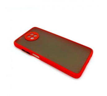Чехол Xiaomi Redmi Note 9T (2021) Противоударный Матовый Красный#1469531