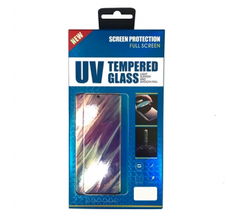 Защитное стекло Samsung S20 Ultra (Full Glue UV Клей) Прозрачное#1655428