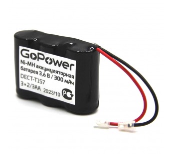 Аккумулятор для радиотелефона T157 (300 mAh 3.6V) 3x2/3AA Ni-Mh "GoPower"#1432049