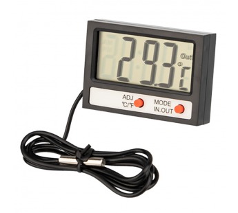 Комнатно-уличный термометр с часами "Rexant"#1439339