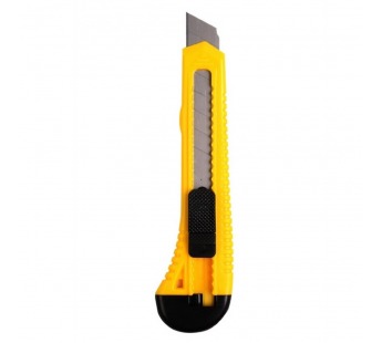 Нож с сегментированным лезвием 18мм пластмассовый корпус "Rexant"#457594