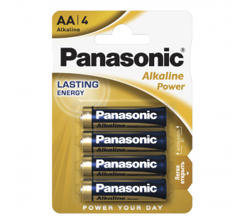 Элемент питания LR 6 Panasonic Alkaline Power BL-4#1621624