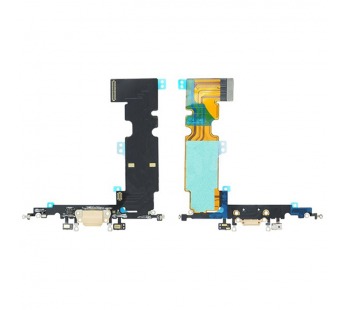Шлейф для iPhone 8 Plus + разъем зарядки (золото) #1802567