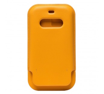 Чехол-конверт - кожаный MSafe для Apple iPhone 12 Pro Max (golden orange)#2055898