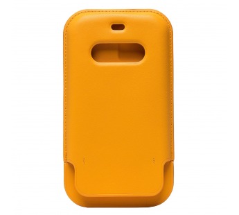 Чехол-конверт - кожаный MSafe для Apple iPhone 12/iPhone 12 Pro (golden orange)#450660