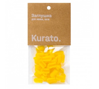 Заглушка для неона 8x16 мм, желтый (FN-END-816-Y), шт#2099492