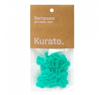 Заглушка для неона 8x16 мм, зеленый (FN-END-816-GN), шт#2099491