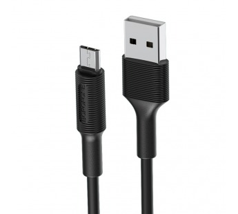 Кабель USB - micro USB BOROFONE BX1 (черный) 1м#450649