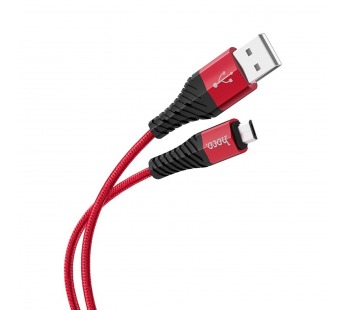 Кабель USB - micro USB Hoco X38 Cool Charging (red)#1984439