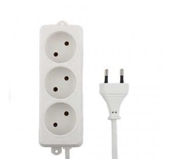 Электроудлинитель 3гн. 5м "Гарнизон" (ШВВП 2*0,75) 6А#1454210