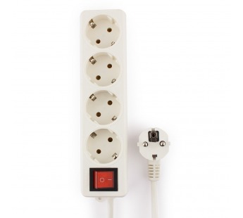 Электроудлинитель 4гн. 2м "Гарнизон"  с з/к и выключателем 16A (ПВС 3*1,0)#2055204