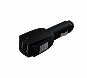 Автомобильный адаптер 2гн.USB 5В,1A "Rexant"#1693196