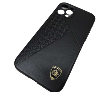                                 Чехол силиконовый iPhone 12/12 Pro (6,1") комбинированный эмблема черный*#1887350