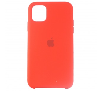 Чехол-накладка Silicone Case с лого для Apple iPhone 11 (014) красный#585715
