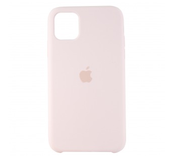 Чехол-накладка Silicone Case с лого для Apple iPhone 11 (019) розовый