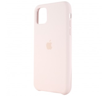 Чехол-накладка Silicone Case с лого для Apple iPhone 11 (019) розовый#585713