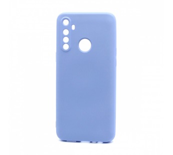 Чехол-накладка Silicone Case NEW ERA для Realme 5/C3 голубой#451529