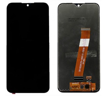 Дисплей для Samsung A015F Galaxy A01 (2020) + тачскрин (черный) 100% (узкий коннектор)#1735845