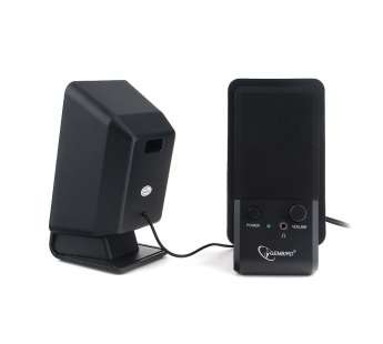 Акустическая система 2.0 SPK-510 "Gembird" (6Вт, регулятор громкости, USB-питание, чёрный)#1636011