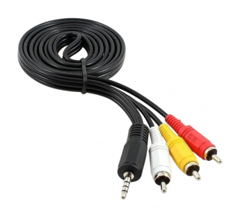 Шнур 3RCAшт. - шт.3,5мм 4pole 2,0м "Cablexpert"#2109177