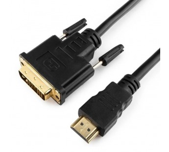 Шнур шт.HDMI - шт.DVI-D 4,5м "Cablexpert"#719681