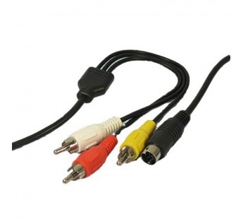 Шнур MiniDin 10pin - 3RCA 1,5м (для AmiNet 110 Stream TV)#2052622