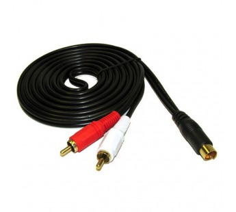 Шнур SVHSшт. - 2RCAшт.Gold  3,0м#2109059