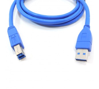 Шнур USB (A)шт. - USB (B)шт. 1,5м USB3.0, с ферритовыми фильтрами "Арбаком"#2052619