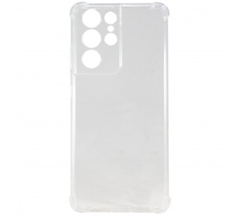 Чехол-накладка противоударный для Samsung Galaxy S21 Ultra прозрачный
