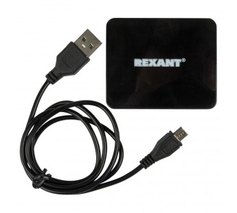 Делитель HDMI 1гн. вход - 2гн. выход (пластиковый корпус) "Rexant"#810360