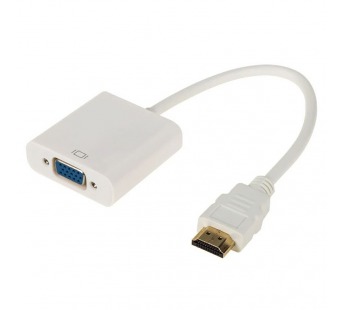 Переходник шт. HDMI - гн. VGA + гн.3,5мм (активный) "Rexant"#2079343