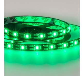 Лента LED  с USB коннектором 5В, 8мм, IP65, SMD 2835, 60 LED на 1м (зелёный) "Lamper"#452447