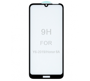 Защитное стекло 3D для Huawei Y6 2019/Honor 8A (черный) (VIXION)#455639