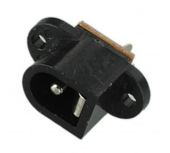 Гнездо питания D=5,5мм - D внутреннего проводника 2,5мм пластик на корпус с отключением#2074801
