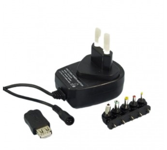 Блок питания импульсный универсальный "Eleca" EASi - 05200 5V, 2A ( 5 переходников + гн.USB (A))#2121769