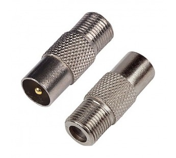 Штекер антенный металлический под F-разъем (шт.TV - гн.F) "Proconnect"#2074847