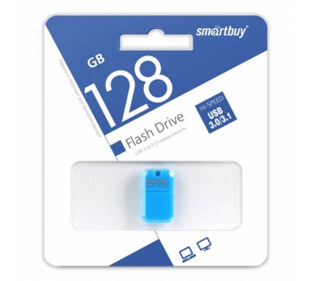 USB Flash накопитель 128GB SmartBuy Art  USB 3.0 (синий)#453265