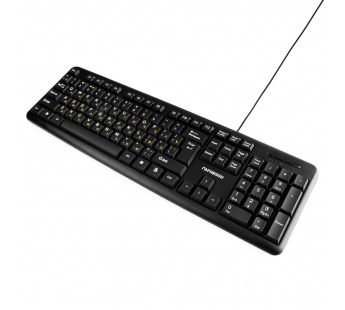 Клавиатура "Гарнизон" GK-100XL, USB, кабель 2м (чёрный)#544268