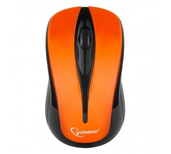 Мышь компьютерная беспроводная "Gembird" MUSW-325-O, 2кн.+колесо кнопка, 1000DPI, 2.4ГГц (оранжевый)#454274