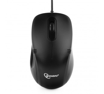 Мышь компьютерная "Gembird" MOP-100, USB, 2кн.+колесо кнопка, 1000DPI, кабель 1,45м (чёрный)#454136