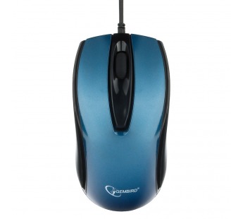 Мышь компьютерная "Gembird" MOP-405-B, USB, 2кн.+колесо кнопка, 1000DPI, кабель 1,45м (чёрный)