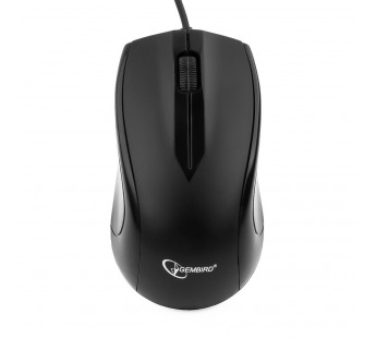 Мышь компьютерная "Gembird" MUSOPTI9-905U, USB, 2кн.,1000DPI, кабель 1,45м (чёрный)#454142