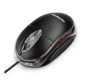 Мышь компьютерная "Гарнизон" GM-100, USB, 2кн.+колесо кнопка, 1000DPI, чип-X (чёрный)#454145