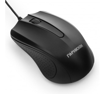 Мышь компьютерная "Гарнизон" GM-105, USB, 2кн.+колесо кнопка, 800DPI, чип-X (чёрный)#454154