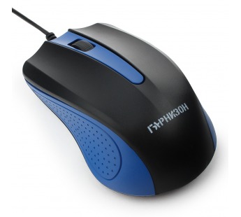 Мышь компьютерная "Гарнизон" GM-105B, USB, 2кн.+колесо кнопка, 800DPI, чип-X (синий)#454157