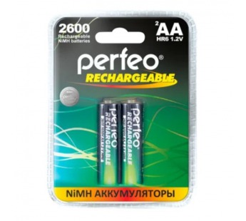 Аккумулятор Perfeo R 06 ( 2600 ma) 2BL пластик(40)#1395074